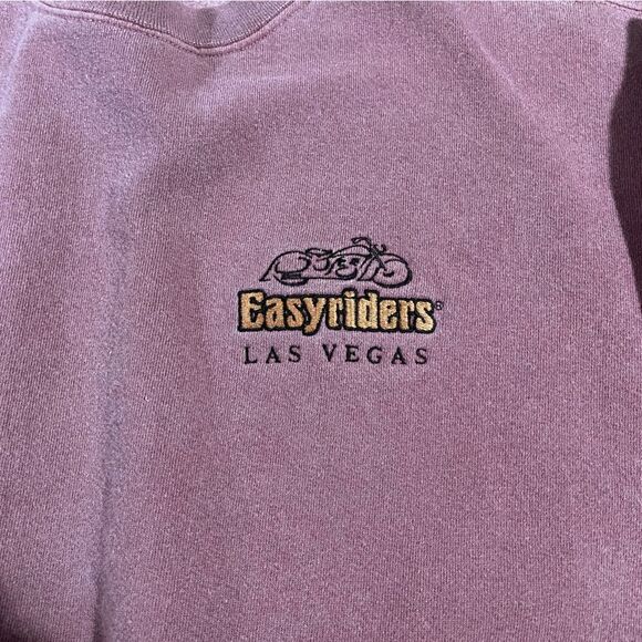 Authentic Pigment Easy Rider Men’s Sweatshirt 2XL Light Burgundy - Picture 7 of 9